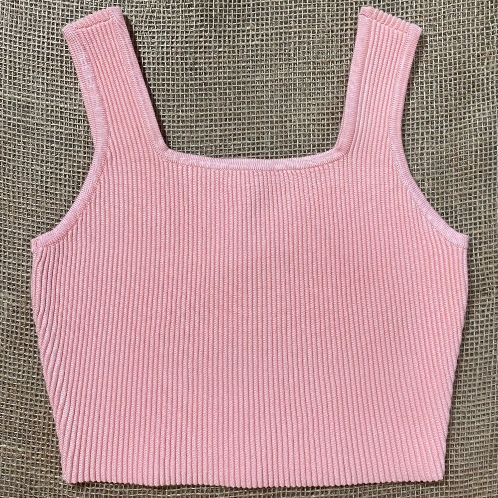 gb Girls Peach Sweater Tank Top, Size Large, Hand Wash